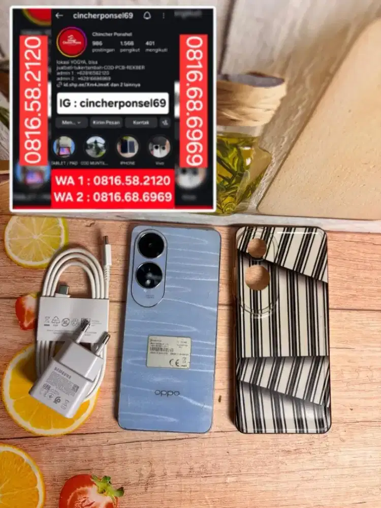 Jual hp OPPO A60 8/128 segel siap pakai