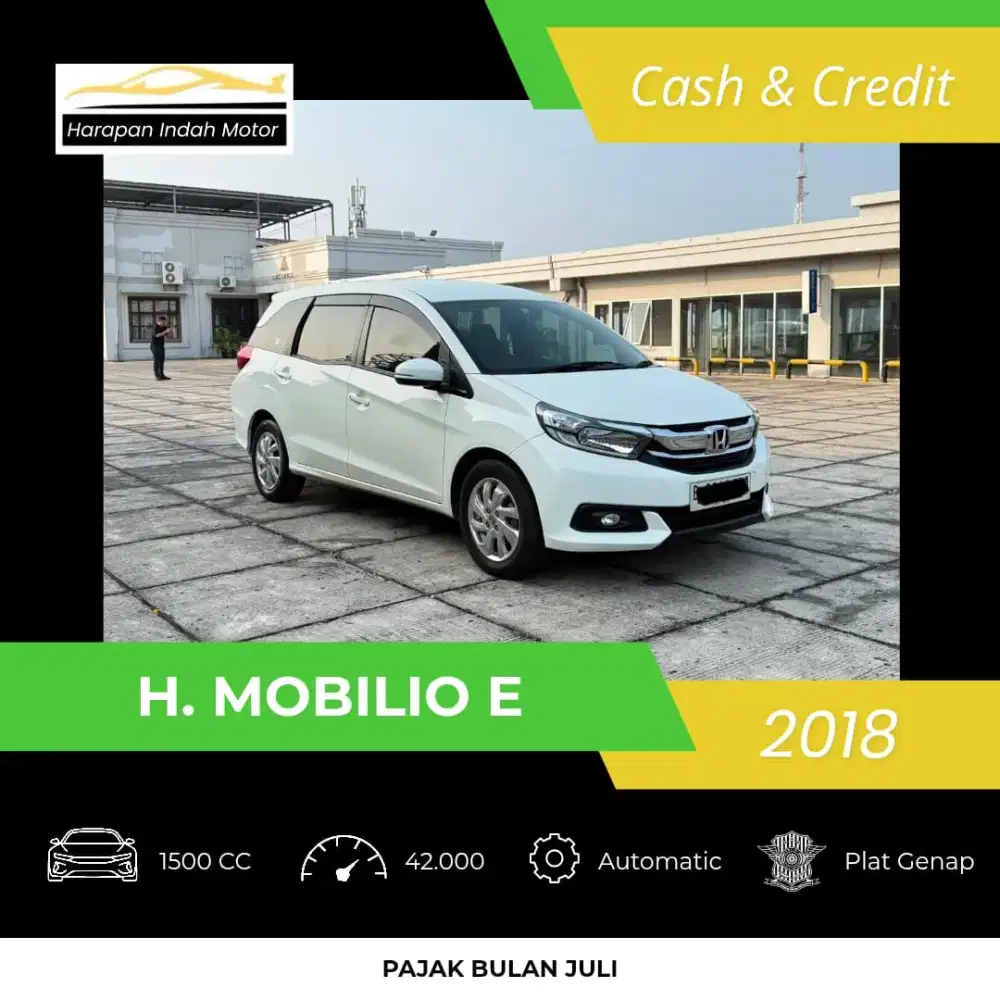 Honda Mobilio E CVT Matic 2018 Low KM 42RB Antik