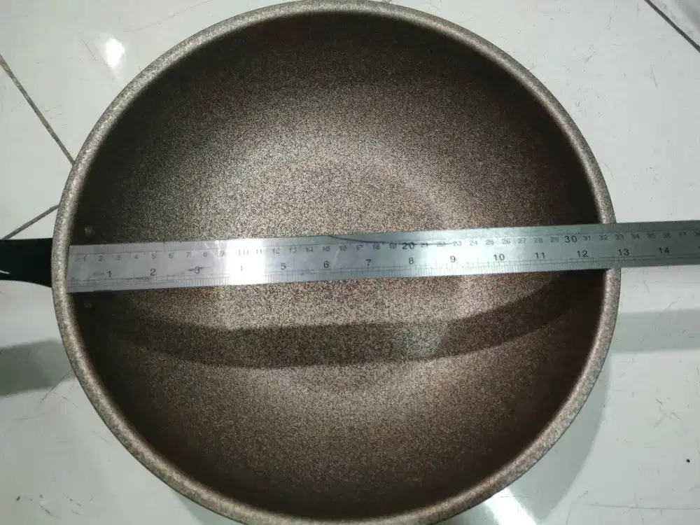 Teflon / panci / Wok pan Akebono 6 layer inoble uk 28 dan 32