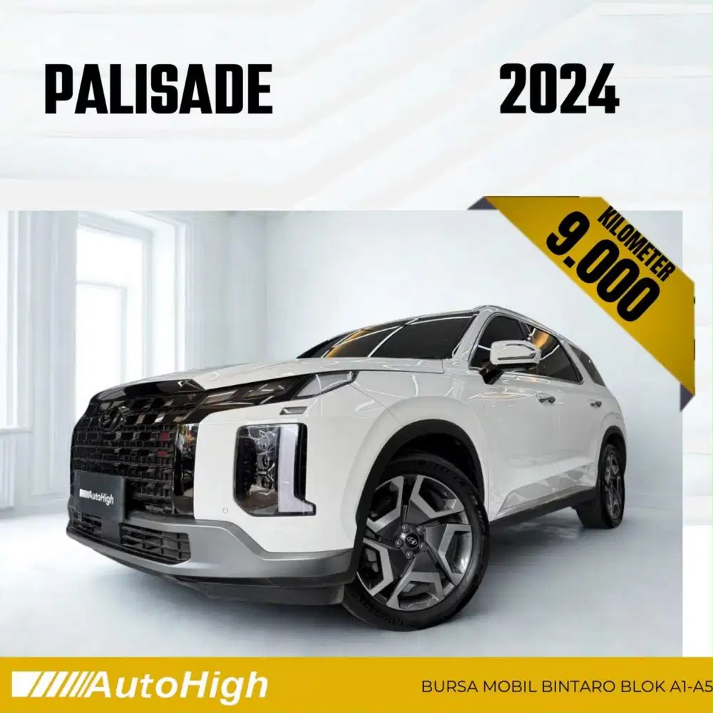 DP10% [Km9.000] Palisade Signature 2024 White Reg 2025 #AUTOHIGH