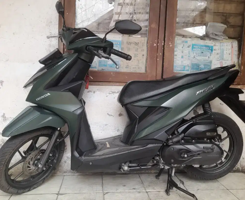 Honda beat Duluxe 2024 cbs iss idiling stop cw asli lis timbul hijau