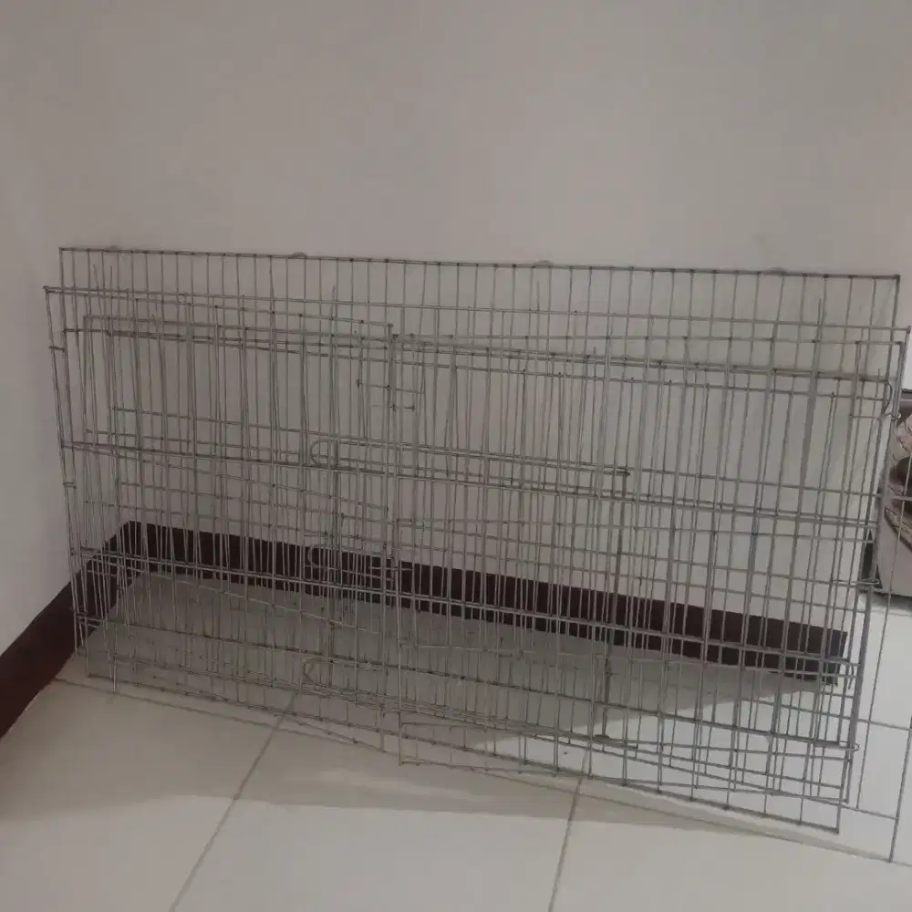 KANDANG BESI KUCING RAKIT SENDIRI