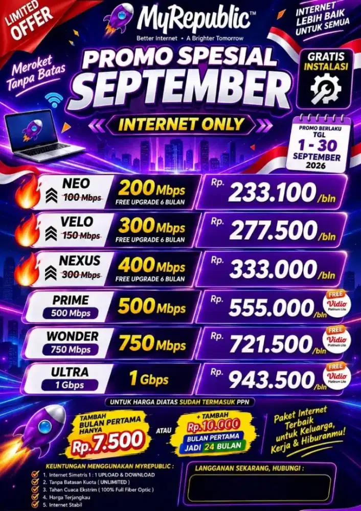Internet/Wifi murah/internet murah