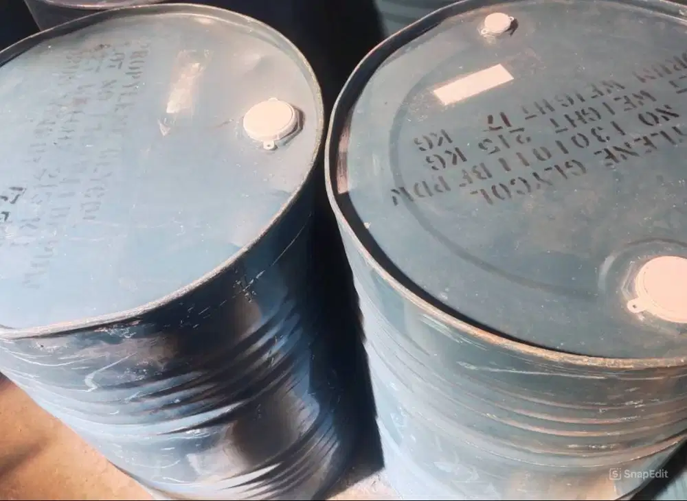 Propylene Glycol Ex Dow Industrial Grade (1 Drum isi 215 kg)