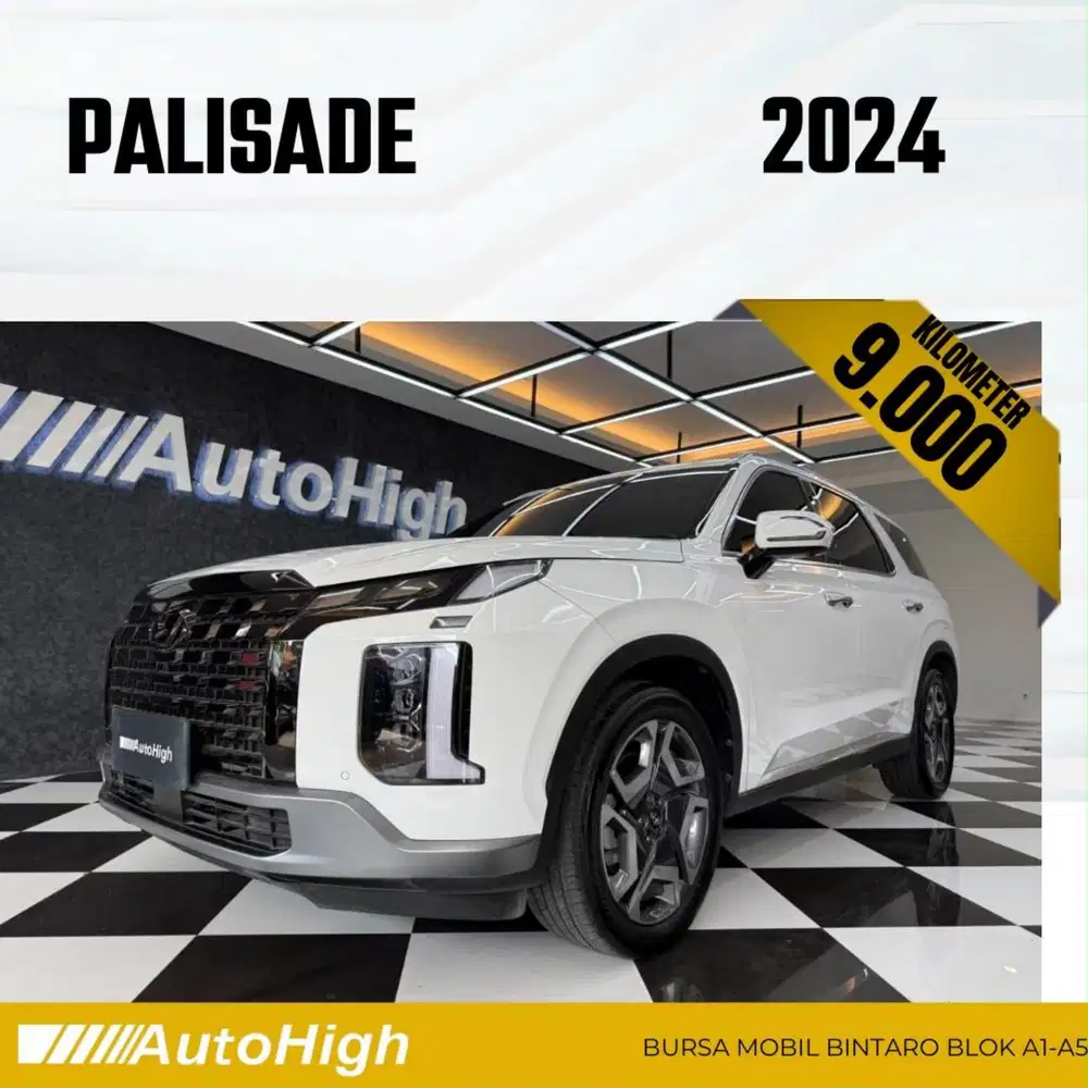 DP10% [Km9.000] Palisade Signature 2024 White Reg 2023 #AUTOHIGH