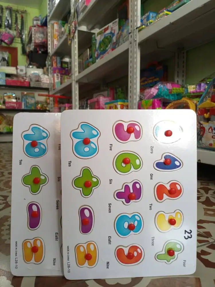 mainan anak puzzle pin kayu