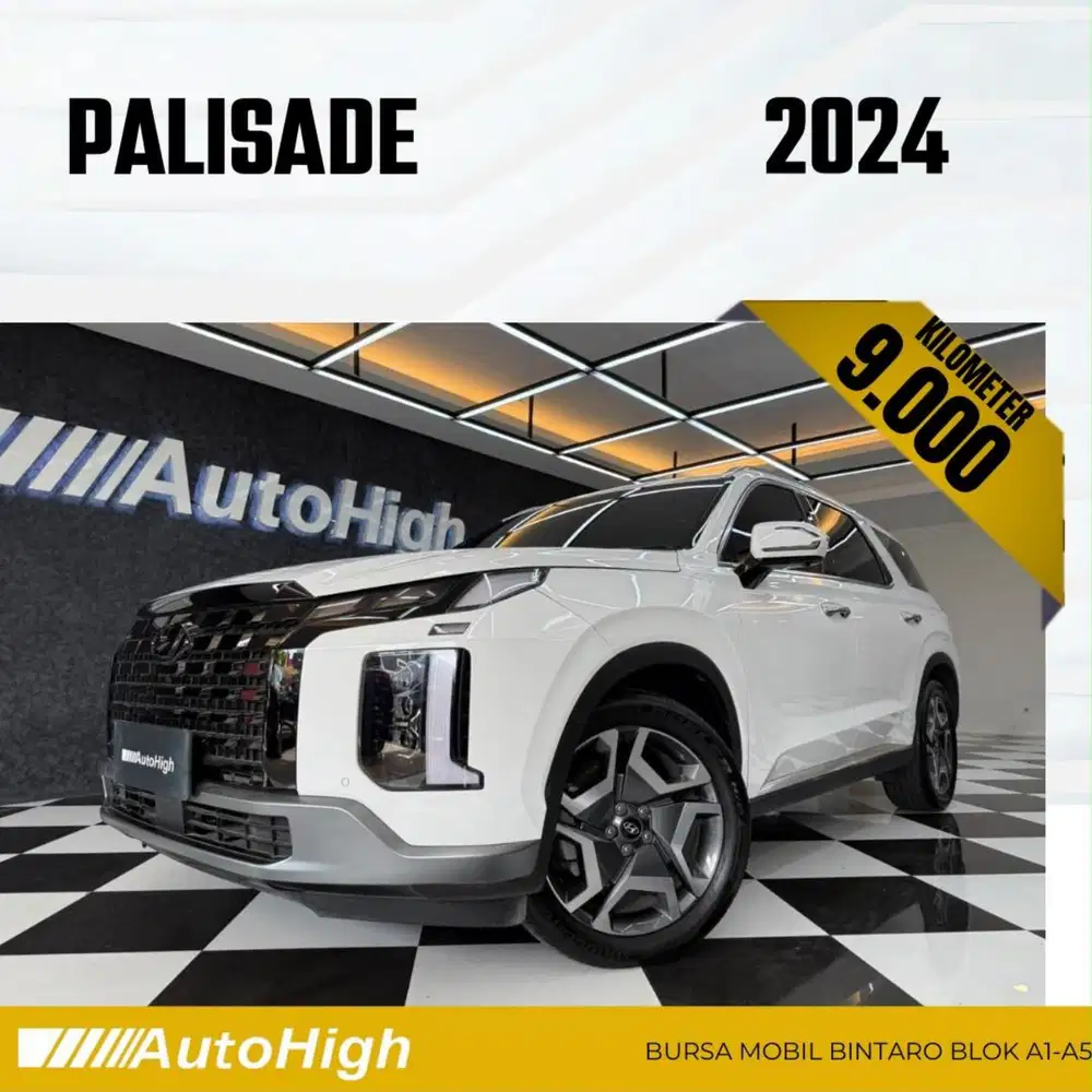 DP10% [Km9.000] Palisade Signature 2024 White Reg 2023 #AUTOHIGH