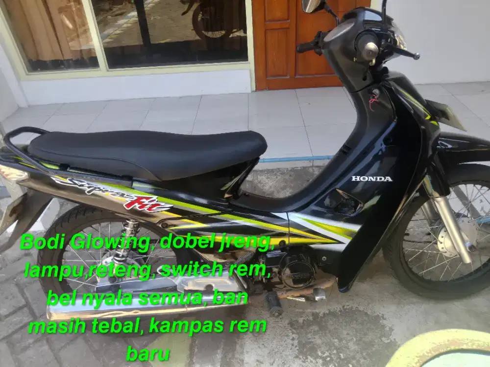 Supra glowing mesin halus lengkap hidup