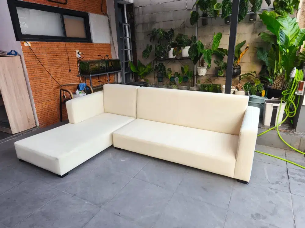 Sofa L Warna Cream