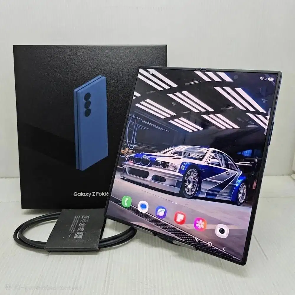 HOT ITEM!  SAMSUNG GALAXY Z FOLD 6 5G 12/256 BLUE SEIN RESMI FULLSET N