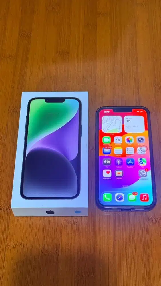 Iphone 14 128 Gb fullset ex. Ibox