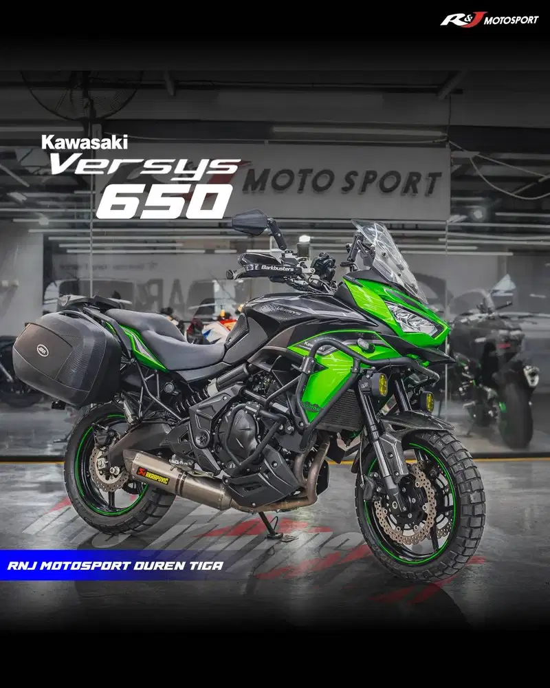 Kawasaki Versys 650 versys 1000 cc Nik 2023 Km 11500an Akrapovic