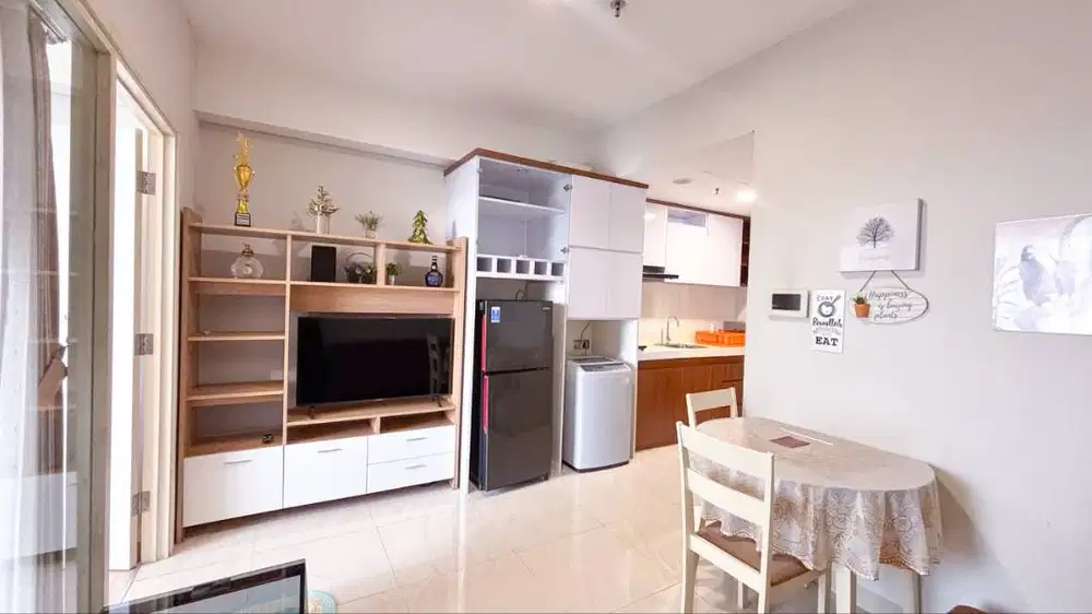 Disewakan Apartemen 1BR Skandinavia Full Furnished Siap Huni Lt 18