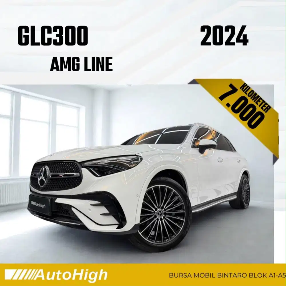DP10% [Km7.000] GLC300 AMG 2024 White / GLC 300 Reg 2025 #AUTOHIGH
