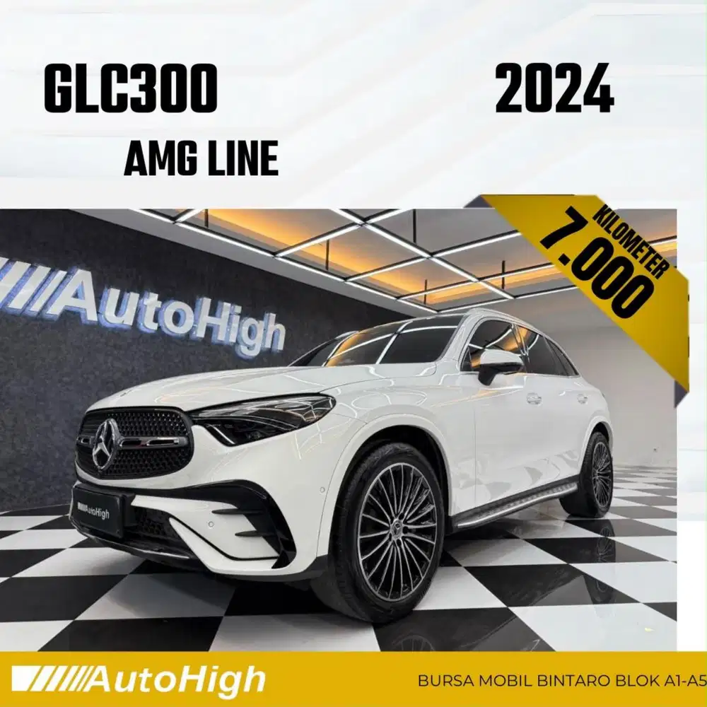 DP10% [Km7.000] GLC300 AMG 2024 White / GLC 300 Reg 2026 #AUTOHIGH