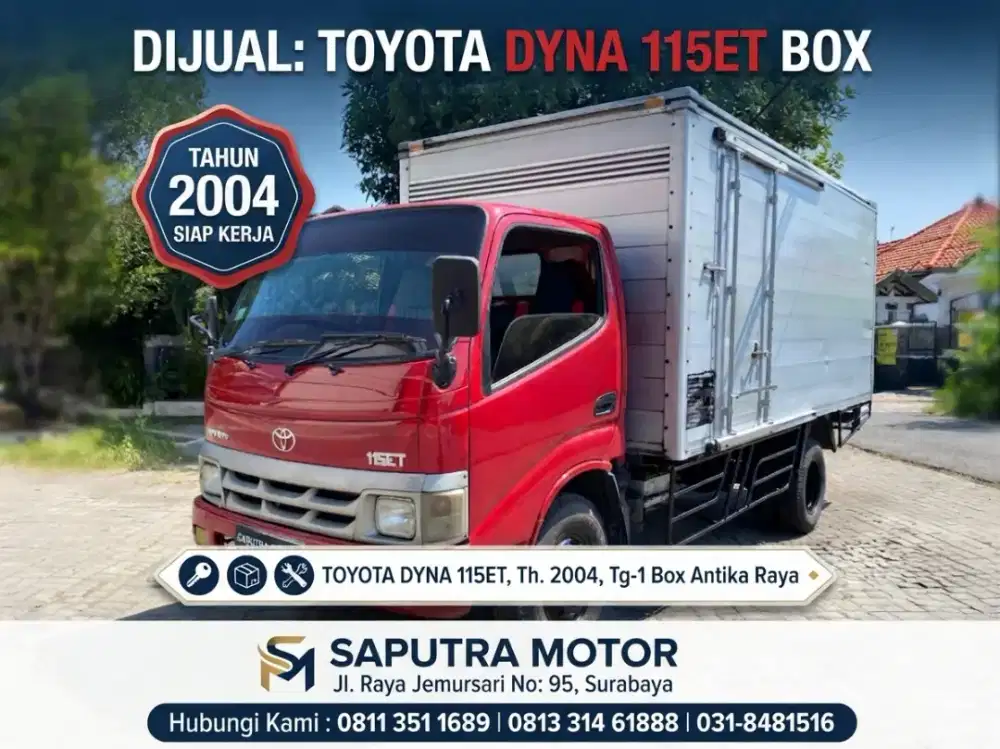 Toyota Dyna 6rd Th2004 Box Jumbo(Kir resmi)
