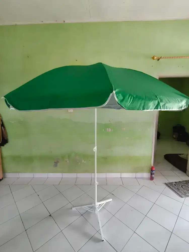 Payung jualan set komplit sinar UV uk 200 cm