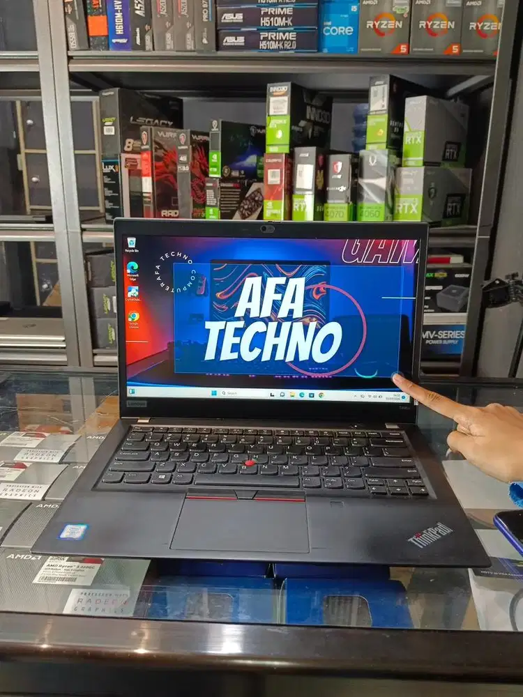 Laptop Lenovo Thinkpad T490S i7 8665u Ram 16 Gb Ssd 256 Gb