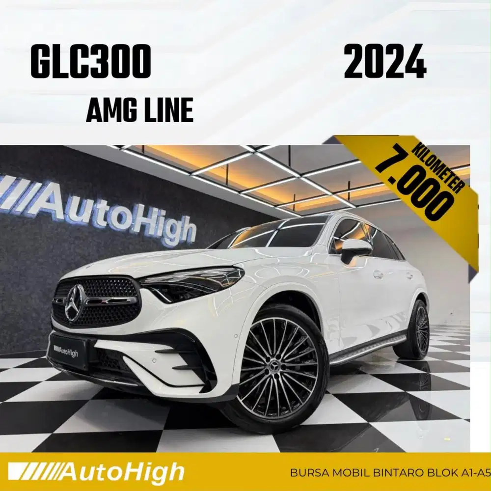 DP10% [Km7.000] GLC300 AMG 2024 White / GLC 300 Reg 2025 #AUTOHIGH