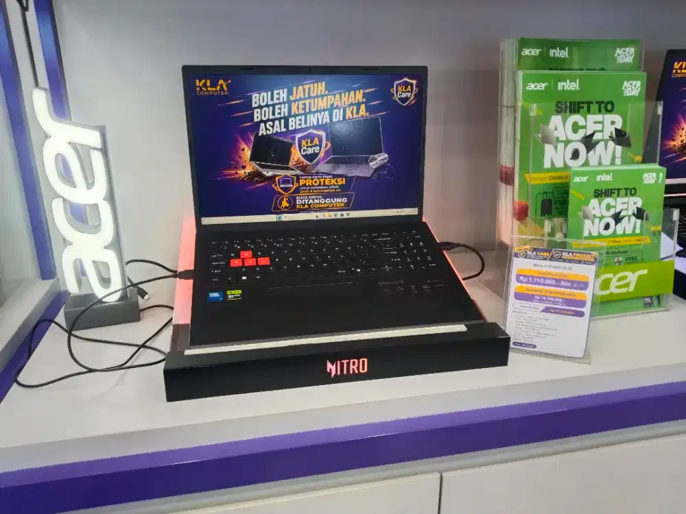 Ready Laptop Acer NitroV15 Promo Cicilan bunga 0% dKLA KomputerMataram