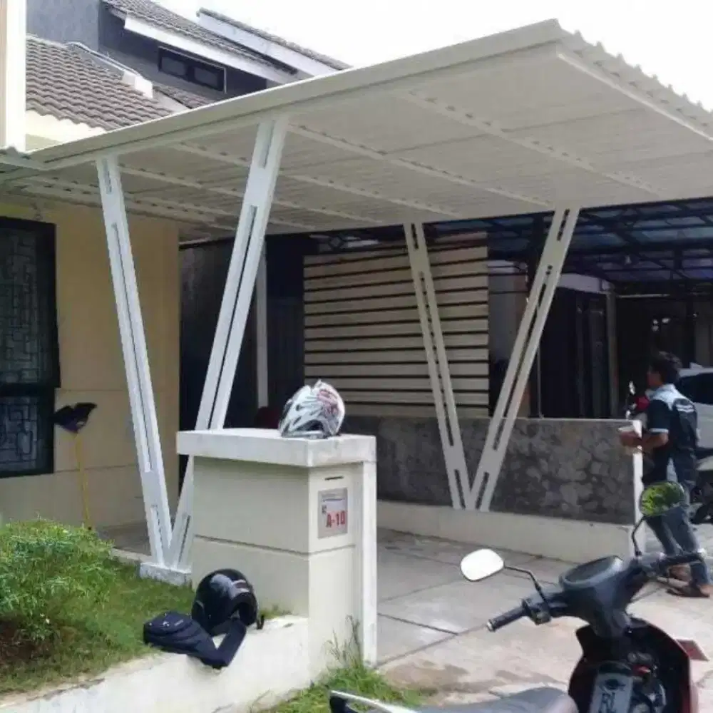 Tukang kanopi ganti atap rumah renopasi bangunan