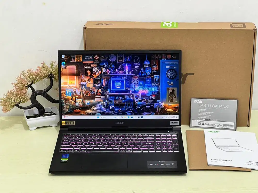 Acer Aspire 7 Pro i7-12650H RAM 16 SSD 512 RTX 3050 6 GB Garansi Resmi