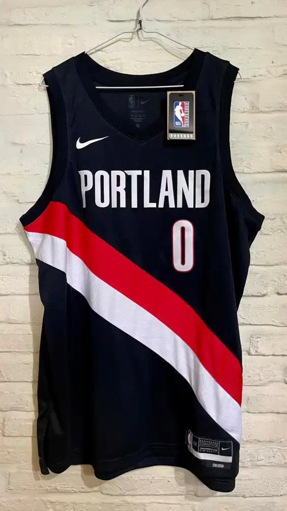 Jersey ORIGINAL Authentic basket Lillard Portland Size XL