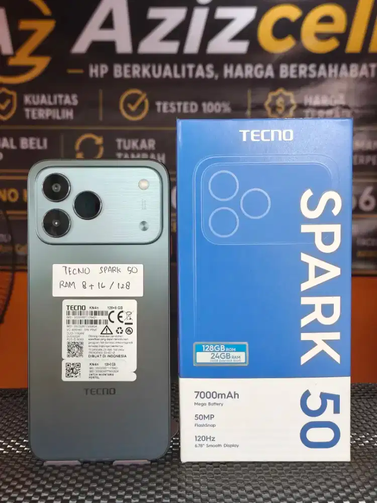 TECNO SPARK 50 RAM 8+16/128