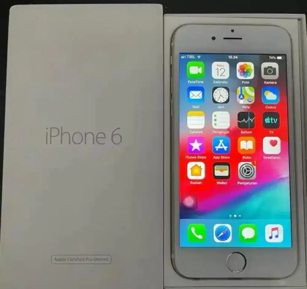 Iphone 6 128gb lengkap