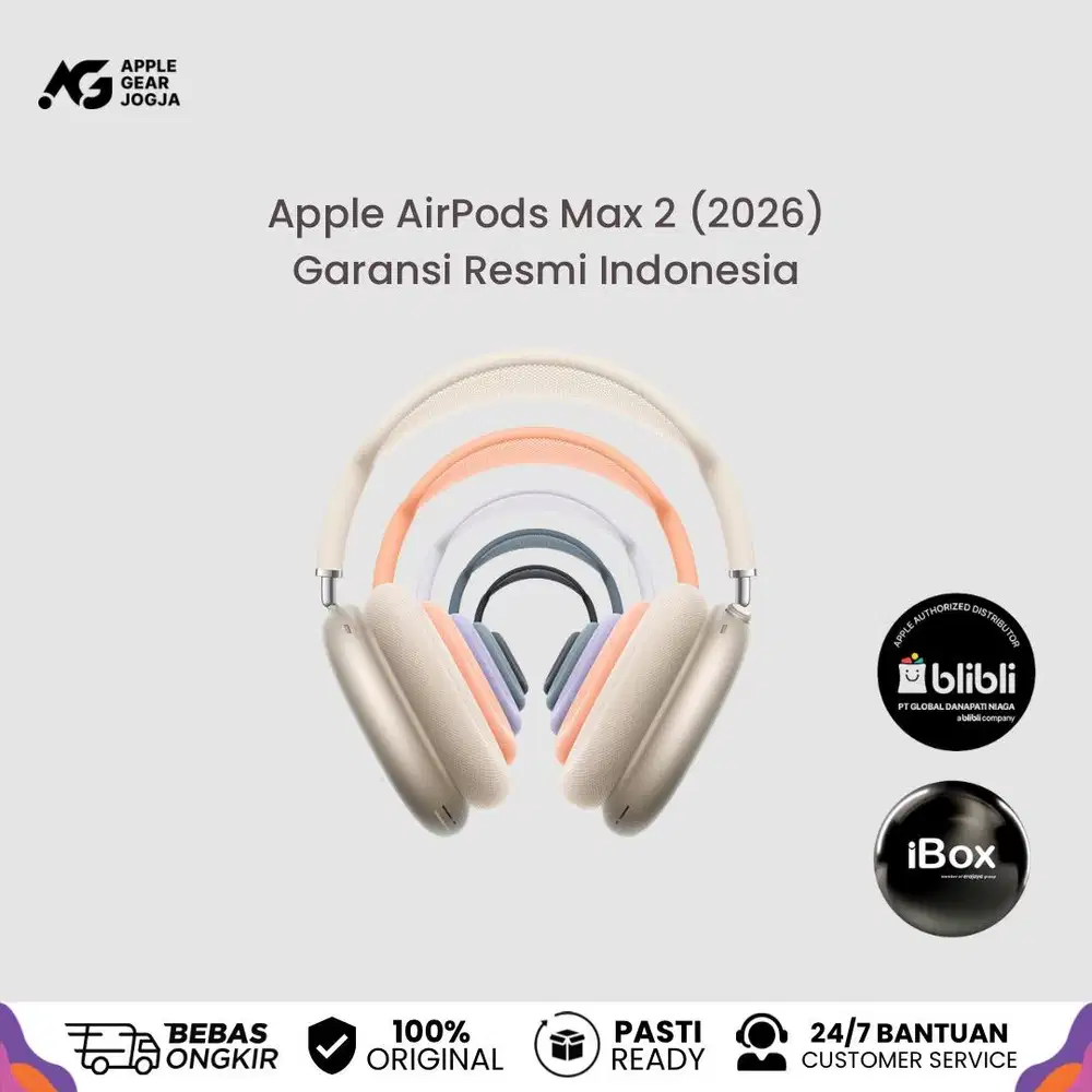 (iBox) APPLE AirPods Max 2 (2026) Garansi Resmi Indonesia