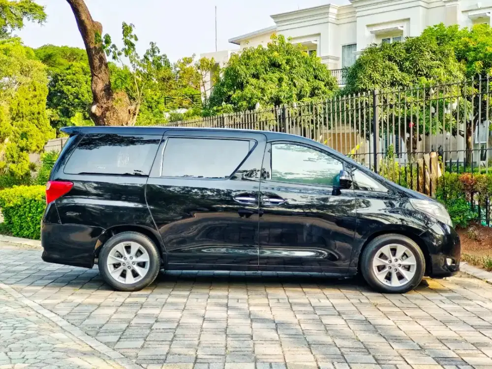 Toyota Alphard G Automatic 2011 Bensin Hitam Metalik