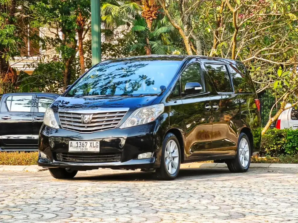 Toyota Alphard G Automatic 2011 Bensin Hitam Metalik