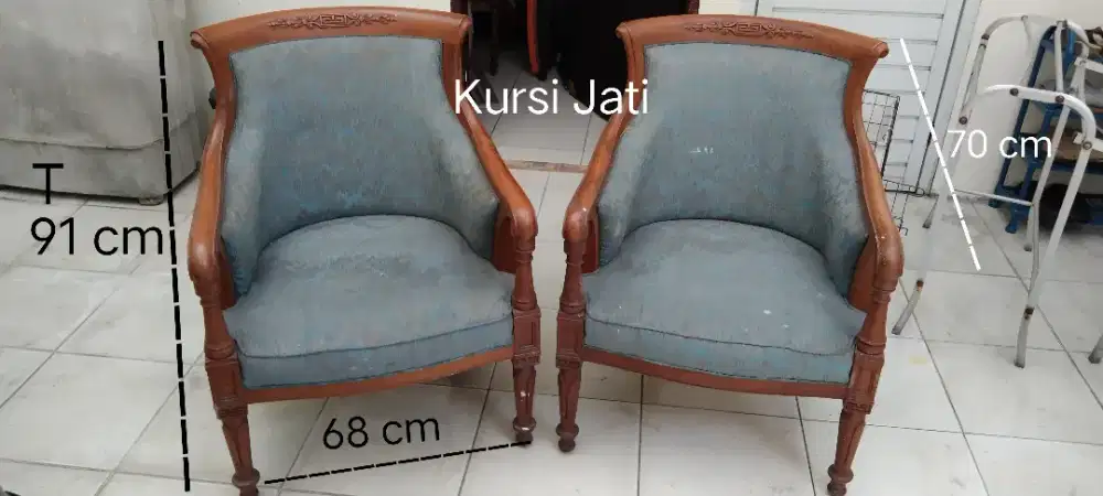 Kursi Jati Asli Sepasang