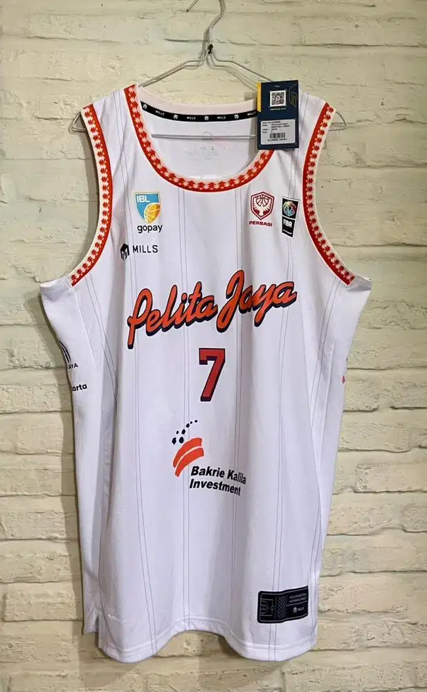 Authentic Jersey Basket Prastawa Pelita Jaya Size L