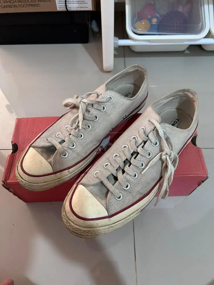 Jual sepatu converse chuck 70 ox size 44 fit 45 100% original