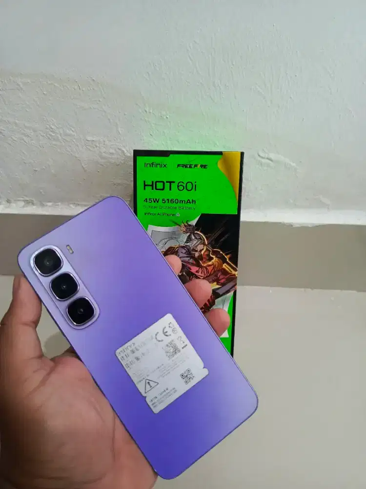 Infinix Hot 60i 6+6/128 NFC Fulset ori
