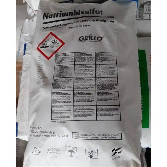 Sodium Bisulphate / Natrium Bisulphate / Bisulfate NaHSO4 (25 kg/sak)