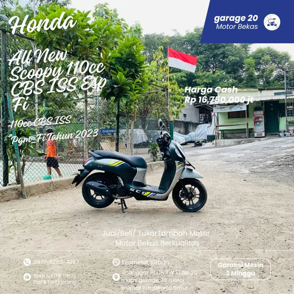 Honda All New Scoopy 110cc CBS ISS Esp Fi Tahun 2023