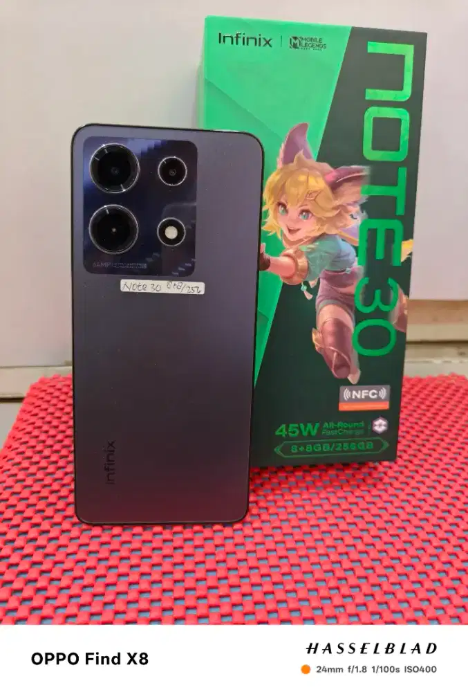 Infinix note 30 8+8/256 ex garansi resmi mulus no minus