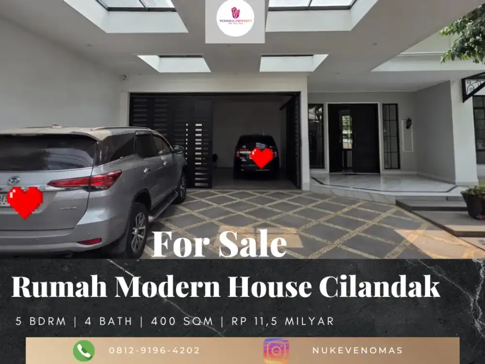 Dijual Rumah baru American Classic (Cocok buat Kantor)