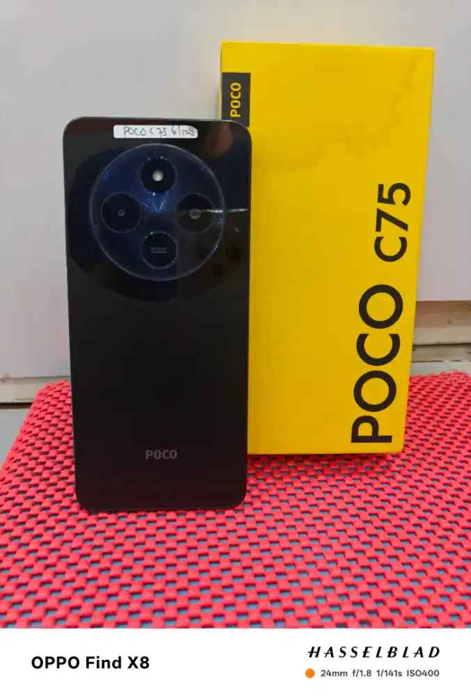 Poco c75 6+6/128 ex garansi resmi no monus