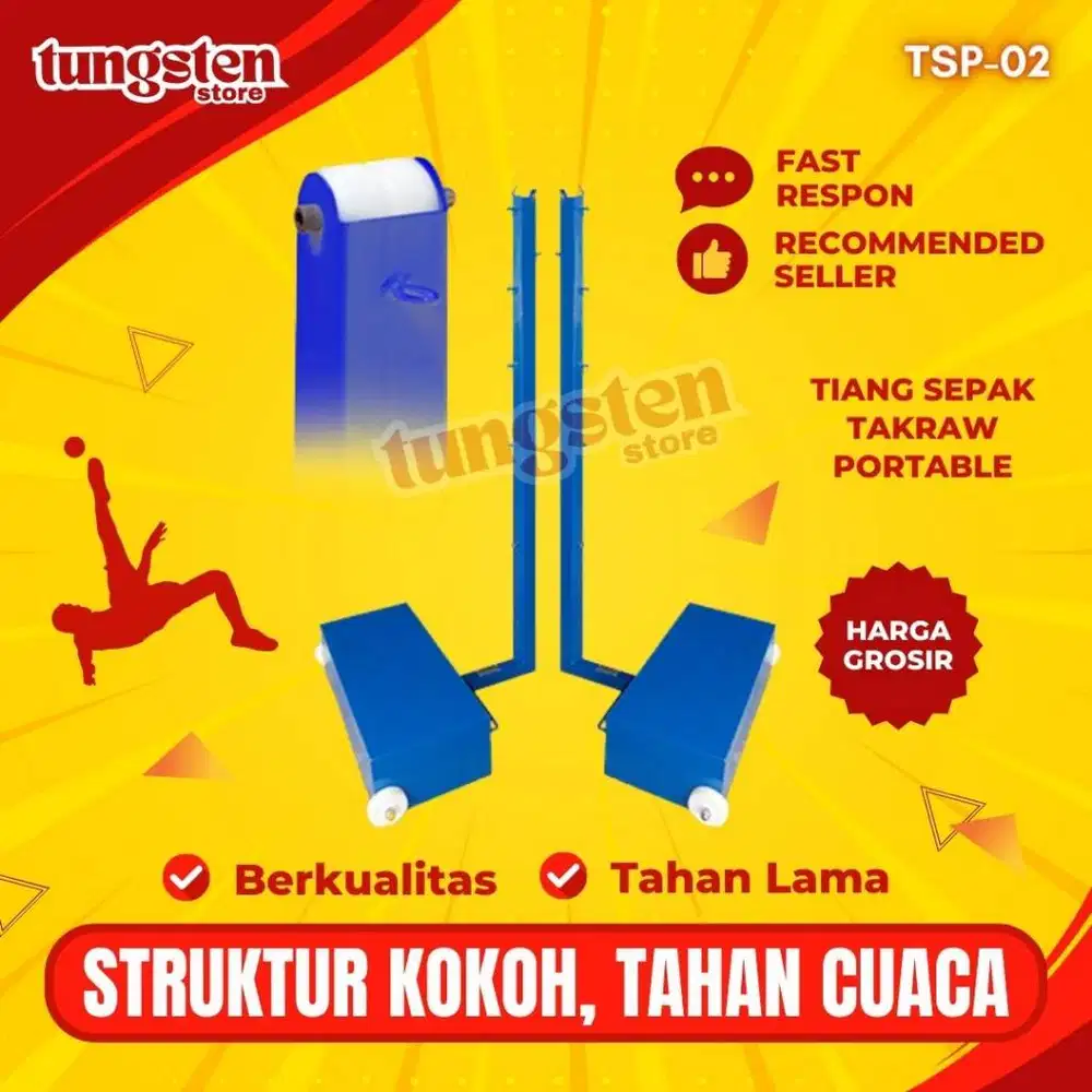 Tiang Sepak Takraw Portable TSP-02 Grosir