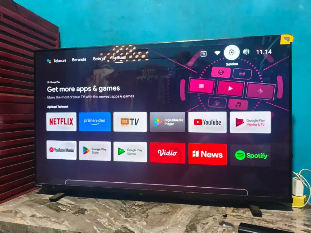 [DIJUAL] Toshiba Smart Android TV 43 Inch (43V35KP)Nego tipis aja!!