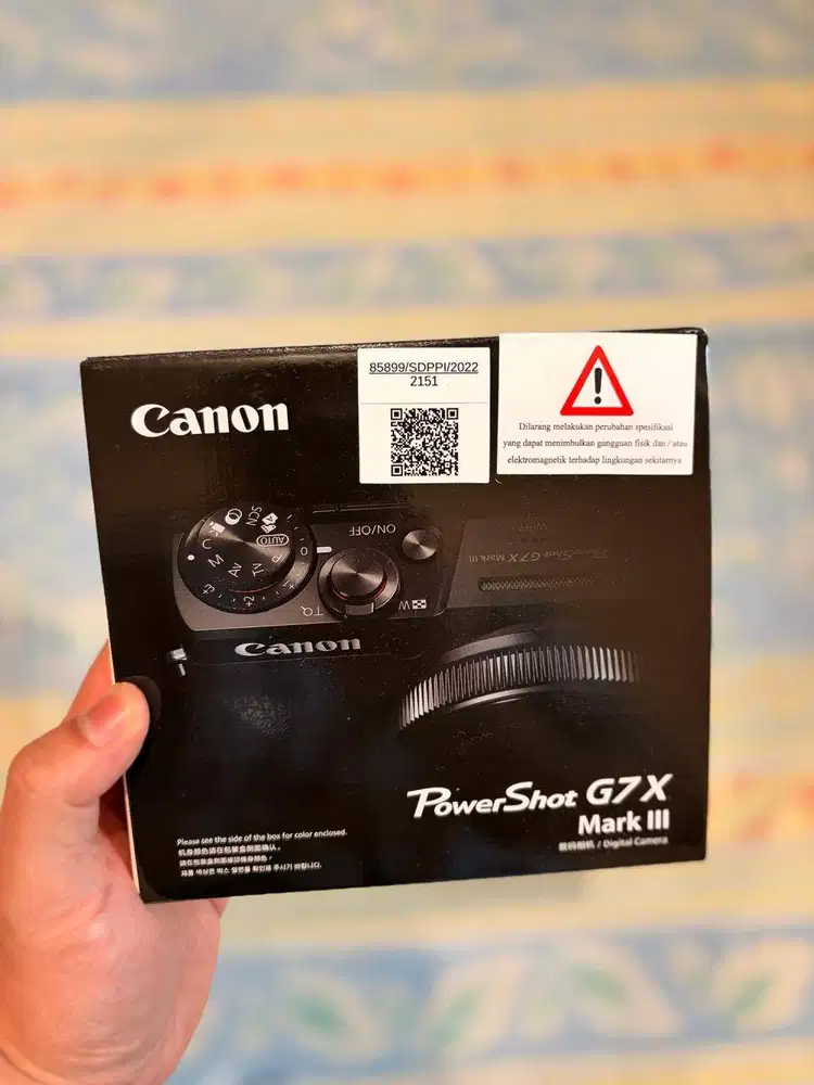 Canon G7X Mark III resmi datascript mulus like new