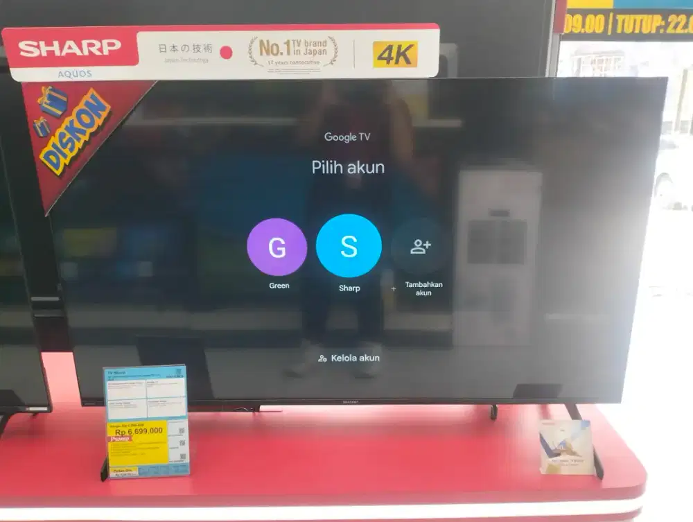 TV Sharp 50 kredit tanpa dp