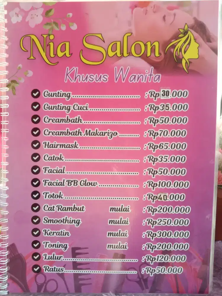 di Butuhkan Freelance Salon Berpengalaman