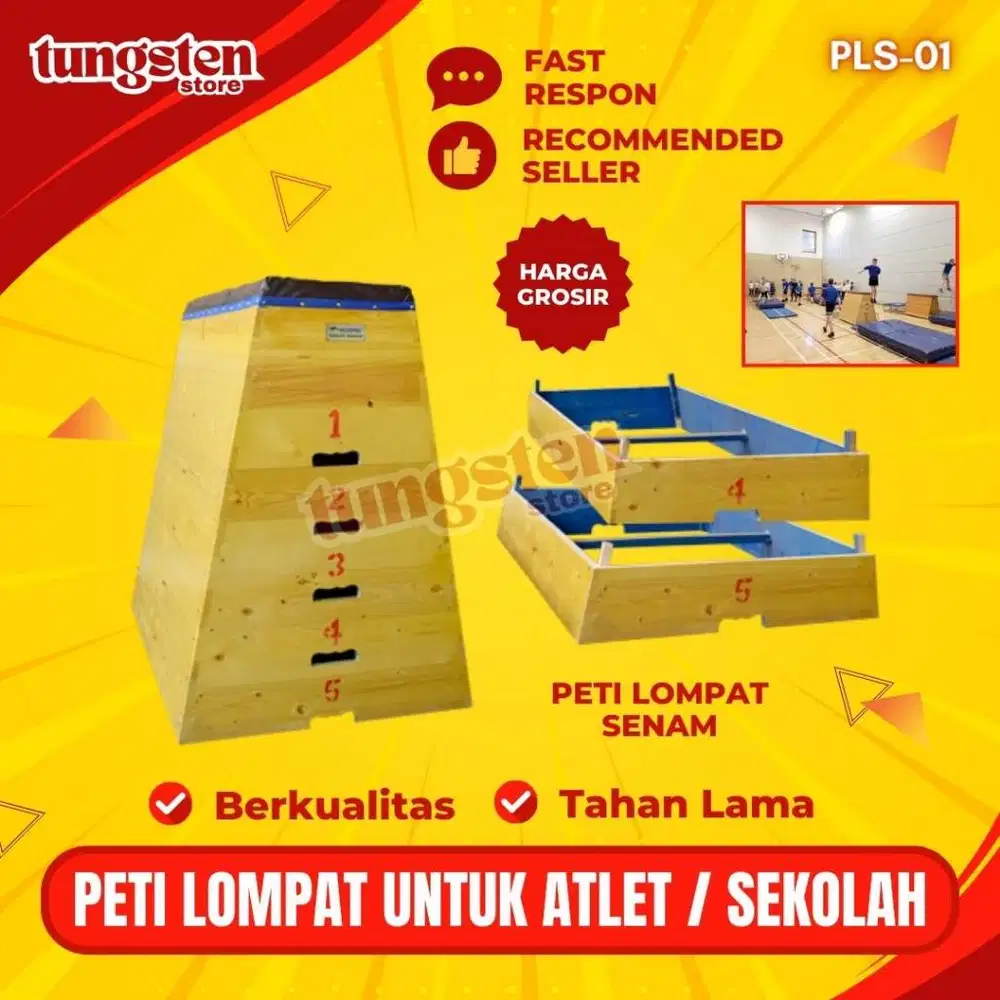 Peti Loncat Senam PLS-01 Murah, Kotal Lompat Kangkang Sekolah