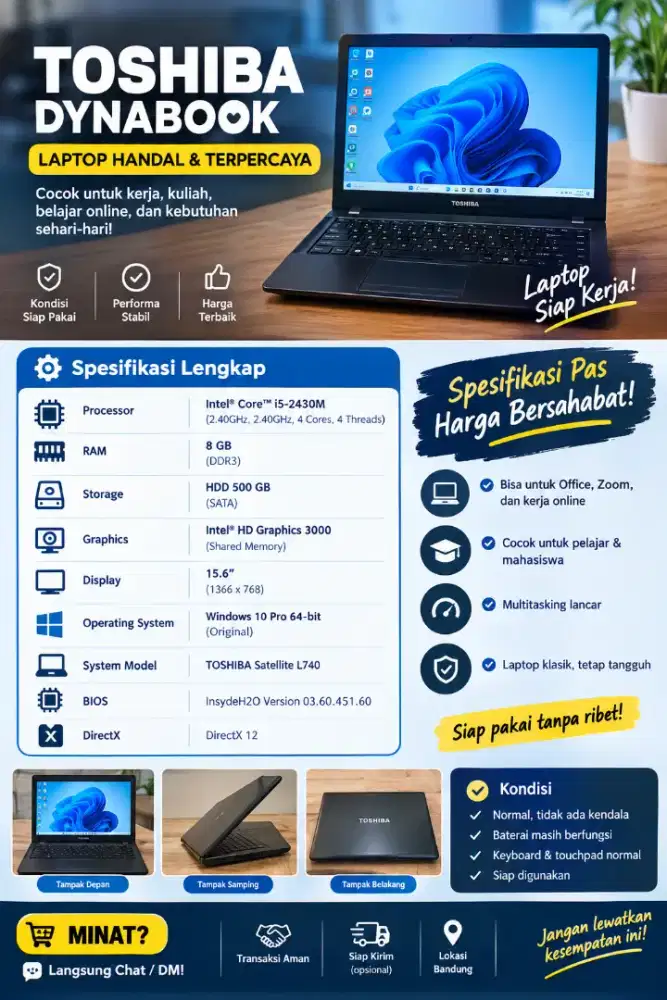 Toshiba Satelite i5