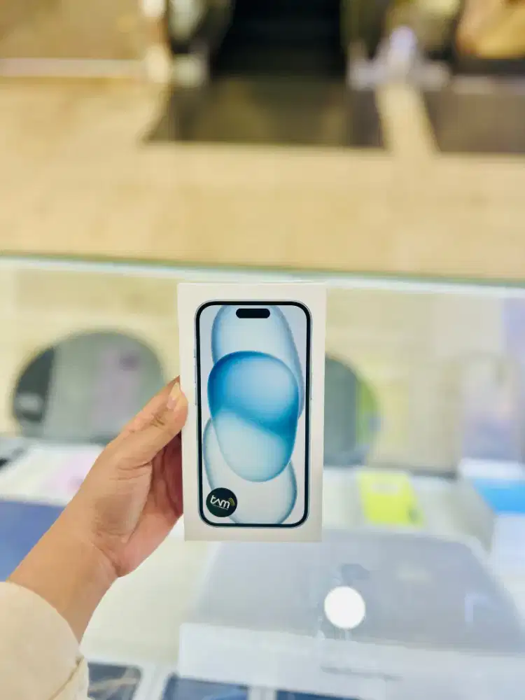 New Resmi iBox Indonesia iPhone 15 128GB Blue