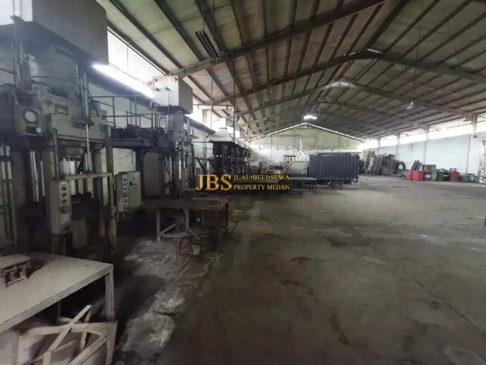 Gudang 1 Tingkat Dijual di Jalan Paya Bakung - Sunggal